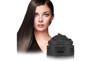 ‎HAIOLORPRO HaiolorPro Schwarz Temporäre Haarfarbe Auswaschbar, Haarfarbe Wachs für Männer und Frauen, Haarmascara für Partys oder Cosplay, Haarfärbeprodukte ohne Unordnung (Schwarz）