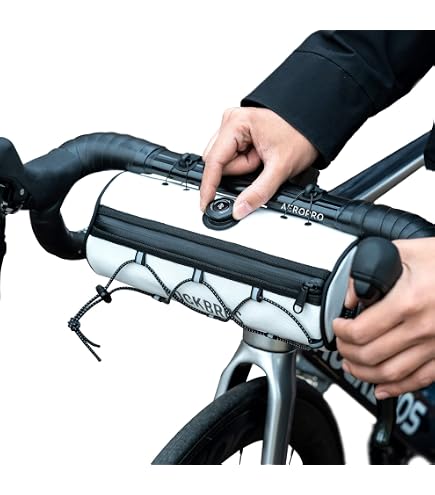 Topeak Tubular BarBag 1.5L Verde – Borsa Da Manubrio Leggera E Resistente All'Acqua - copertina