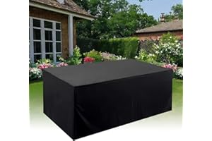 HYFBH Housse Salon de Jardin Exterieur 80x40x45cm/LxWxH Bâche Housse de Protection pour Meubles de Jardin, Housse de Table extérieure Coupe-Vent Anti-UV Housses de Table pour Meubles de Jardin