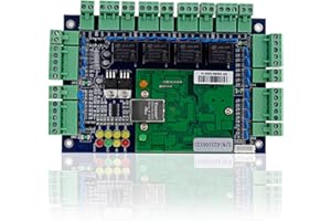 DONGYANG uoweky Panel de Control de Acceso a la Red TCP/IP Wiegand 26 Panel Controlador de Oficina RFID (4 Door)