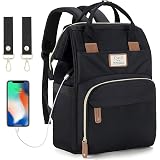 Baby Wickelrucksack Von Bloomborn – Windeldicht, Mit Wickelunterlage & Kinderwagen-Gurt, Grau