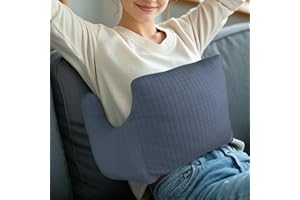 RoamReady Hysterectomy Recovery Pillow, Post-Surgery Cushion for Abdomen C-Section Tummy Tuck Lumpectomy Myomectomy Patients Must Haves Abdominal Pillow with Pocket (Navy Blue)