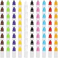 KEILEOHO 200 PCS 10ml Colorful Empty Dropper Bottles, Colour Eye Liquid Empty Dropper with 10 Small Funnels, 10 Color Squeezable Dropper Bottle for Paint, Essence, Eye Drops
