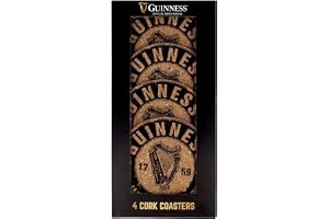 Guinness kork glasunderlägg (förpackning med 4)