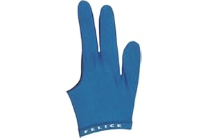 ‎WINSPORT Winsport Billardhandschuh Felice beidhändig, dehnbares und Robustes Material, passt Sich der Hand an, schwarz, rot, blau, Links, rechts