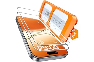 TOCOL Verre Trempé pour iPhone 17, iPhone 16 Pro, Dépoussiérage Automatique, Sans Bulles, Dureté 9H, Couverture Complète Protection écran, Coques de Téléphone Compatibles, 2 Pièces