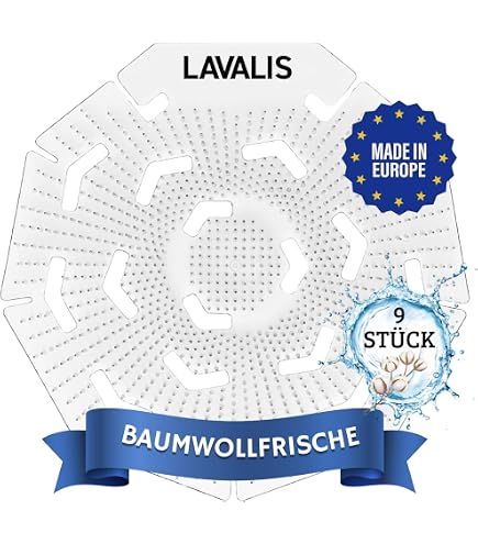 Produktbild von Dr. Becher Duftendes Urinal-Sieb – 4er Pack, Duft Grüne Pinie, Verhindert Spritzer Und Verstopfungen
