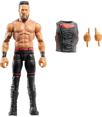 Mattel WWE Elite-actiefiguur en accessoires, ca. 15 cm grote