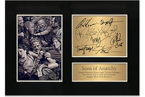 Zulu Image Sons of Anarchy Cast Signed | Autograph A4 Printed Photo Reproduction Print Picture Display No67, Black