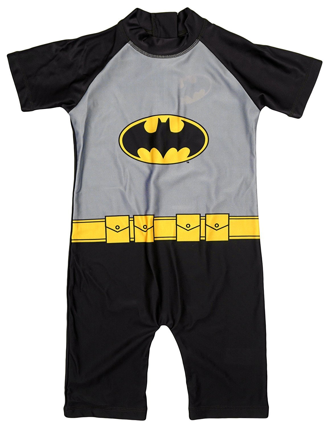 DC-Comics-Jungen-Badeshort-Schwarz-Schwarz