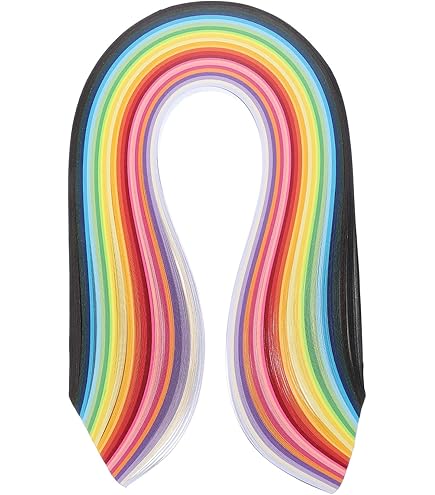 PATIKIL 500 Pcs Bandes De Papier Pour Quilling 1/8" (3mm) 54cm Papier