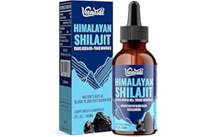 VEENUULE Reine Shilajit Krople, Wysoka Potencja Naturalnego Himalajskiego Shilajit, Bogate w 60% Kwasu Fulwowego i Ponad 85 Minerałów, 5X Szybsza Absorpcja, Alternatywa dla Żywic, 60 ml (Opakowanie 1)