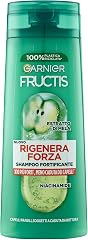 Garnier Fructis Shampoo Fortificante per Capelli Fragili Forza Rinforzante con Estratto di e