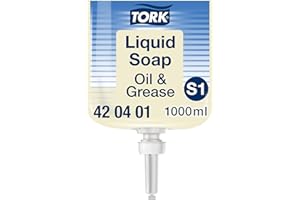 Tork Savon liquide huile et graisse S1, Testé sous contrôle dermatologique, 1 x 1000 ml, 420401