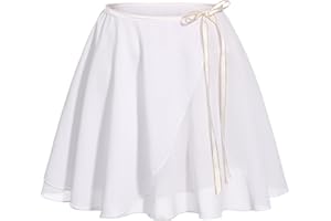 FONLAM Jupe de Ballet pour Fille Femme Jupe de Danse Classique Tutu Ballet Mousseline Ceinture Élastique