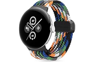 Songsier Pasek do zegarka Google Pixel Watch 2, kompatybilny z zegarkiem Google Pixel Watch / Google Watch 2, nylonowe elastyczne paski, klamra magnetyczna, elastyczne, regulowane paski, wymienne