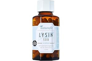 naturafit Lysin 500 Kapseln, 120 St. Kapseln