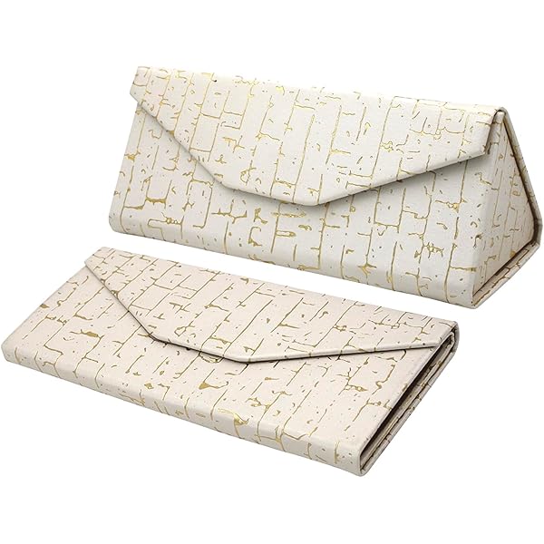 Custodia Per Occhiali Pieghevole - Guscio Rigido Con Interno In Pile, Portatile Per Uomo E Donna