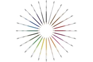 BIC Kids Evolution Illusion Lot de 24 crayons de couleurs effaçables