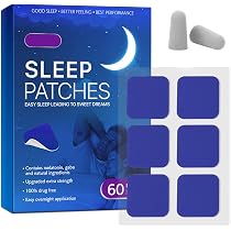 Patchs Aide Au Sommeil – 60 Autocollants Avec Mélatonine Et GABA, Pour Sommeil Profond Naturel | Améliore Qualité Du Sommeil, Cure 14 Nuits