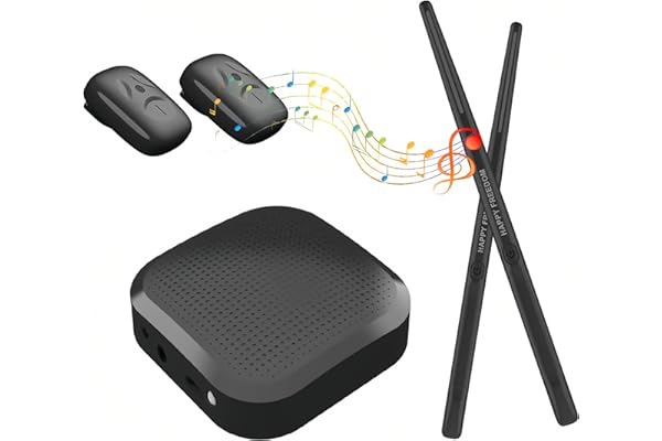 Baguettes de Batterie à Air, Ensemble de Batterie électronique Virtuelle Portable, Outil D'instrument de Percussion pour Débutants, Enfants et Adultes