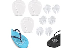 CZLINODUMMX 6 Paar Zehenschutz Kissen Flip-Flop Zehenschutz Kissen Gel Sandale Zehentrenner Anti-Rutsch-Silikon-Flip-Flop-Zehenschutzkissen Fußschmerzlinderung-Pads für Flip Flops Schutz vor Schmerzen und Blasen