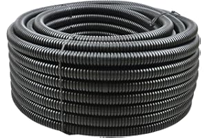 ‎LL ELEKTROPLAST STRÓŻA Wellrohr UV-Beständig, Länge: 5 m, Durchmesser Ø 13.5mm innen, Ungeschlitzt, Härtedruck 750N, Leerrohr für erdkabel, Kabelschutz, Schutzrohr für Elektroinstallation