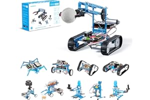Makeblock mBot Ultimate 10-in-1 Robot Toys Kit, Programmable Compatible with Arduino C & Raspberry Pi, Remote Control Creative Robot Building Kit, STEM Educational Robot for Kid Teen Adult
