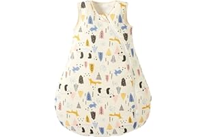 Duomiaomiao Zimowy śpiwór niemowlęcy 2,5 tog, śpiwór dla noworodka, 24-36 miesięcy, 100% bawełna, koc do noszenia dla niemowląt, małych dzieci