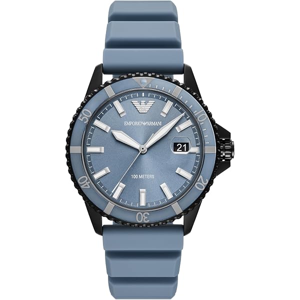 Emporio Armani Blue Quartz Fabric Watch AR11564 : Amazon.in: Watches Emporio Armani Blue Quartz Fabric Watch AR11564 : Amazon.in: Watches