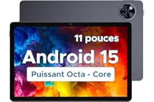 DOOGEE Tablet U11 Android 15, 11 cali 90 Hz, 16GB RAM+128GB ROM (2TB TF), Octa-Core Tablet dotykowy, 8580mAh, ultracienki metalowy korpus 7,9 mm, aparat 13 MP, obsługa twarzy ID/5G WiFi