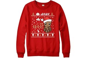SH ENTERPRISES Groot Christmas Jumper, Avengers Infinity War Festive Gift Adults & Kids Jumper