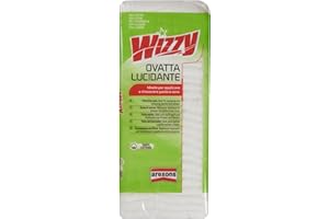 AREXONS WIZZY Ovatta Lucidante, Cotone Idrofilo per Lucidatura Auto, Ideale per Applicare e Rimuovere Paste e Cere, 100% Cotone, 200g