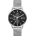 Armani Exchange A|X Men's Stainless Steel Band Watch