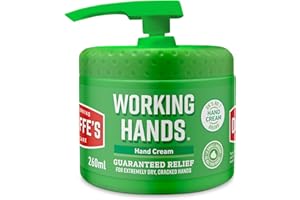 O'KEEFFE'S O’Keeffe’s Working Hands Hand Cream 260ml – Pumpable Hand Cream for Extremely Dry, Cracked Hands | Instantly Boosts Moisture Levels, Creates a Protective Layer & Prevents Moisture Loss