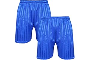 KHIM Kids Children Shadow Stripe School PE Shorts Boys Girls Summer Gym Sports Football Games Cycling Shorts