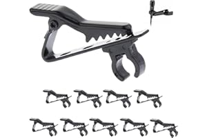 Hezhou 10 Pezzi Clip del Cavo Auricolare per Auricolari 360 Grado Ruotare Cavo per Cuffie con Clip Abbigliamento Clip per Cuffie per Cuffie per Auricolare Cuffie Cavo e Filo Supporto per clip