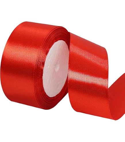 Ruban Satin Novago - 2 Rouleaux 22m - Largeur 2cm - Violet Foncé - Pour Déco Et Cadeaux