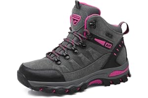 WOWEI Wanderstiefel Wanderschuhe wasserdichte Outdoor Sportlich Gleitsicher Bequem Leicht Bergstiefel Trekking Schuhe Damen Herren Wanderhalbschuhe 36-47 EU