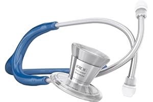 MDF INSTRUMENTS MDF® ProCardial Core? Estetoscopio de doble cabeza - con membrana y auricular de titanio - Azul Real (MDF797T-10)