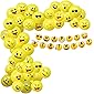 Party Propz Paper Emoji Theme Birthday Decoration Combo Set, Yellow, 51 Pcs