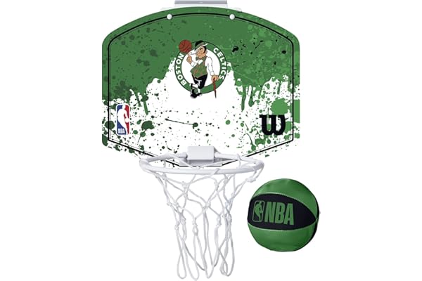 Wilson Unisex Adult NBA Team Mini Hoop Basketball