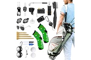 Jul nedräkningskalender 24 st golfverktyg set | Nedräkning till julhelgen för pappor män små spelare nybörjare firande vinter rally