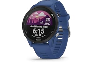 Garmin Forerunner 255 – GPS-Laufuhr mit individuellen Trainingsplänen, speziellen Lauffunktionen und detaillierter Trainingsanalyse. 1,1“ & 1,3" Farbdisplay, Akkulaufzeit BIS zu 14 Tage