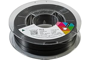 PLA SMARTFIL- Filamento para impresión 3D | ácido poliláctico | Gran facilidad de impresión | Peso: S (330g) | Diámetro: 1.75 mm | Color: True black