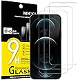 NEW'C 3 Pack Designed for iPhone 12 Pro Max (6.7") Screen Protector Tempered Glass,Case Friendly Scratch-proof, Bubble Free, Ultra Resistant