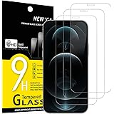 NEW'C [3 Pack Designed for iPhone 12 Pro Max (6.7") Screen Protector Tempered Glass, Case Friendly Anti Scratch Bubble Free U