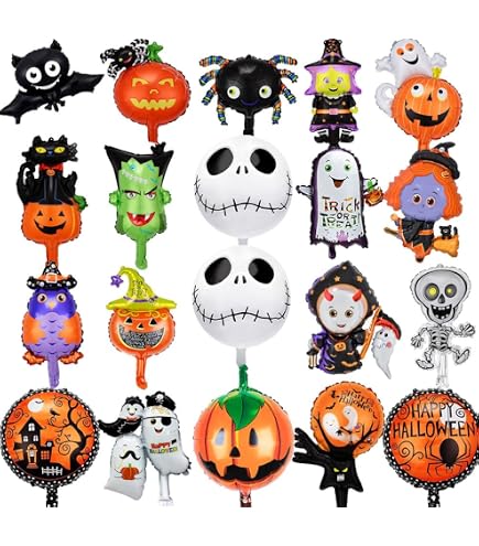 Amscan Folienballon „Happy Mumie“ – 48x33 Cm, Gruselig-süß Für Halloween-Partys