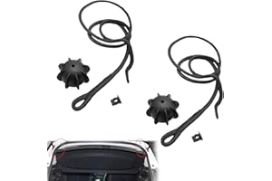 Vierone 2 Pcs Parcel Shelf String Parcel Shelf Cord Universal Trunk Parcel Shelf String/Retaining Strap for Universal Parcel Shelf Cord for Car Accessories Mercedes a Class and Vw Golf