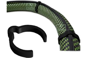 Vestigia - Clips de câble compatibles avec Festool CT CTL Mini/Midi Makita Bosch tuyau d'extraction de poussière 33/34 mm D27 D36 clips de fil lisses antistatiques (D36-38/43mm, Noir)